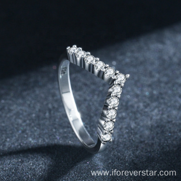 Hot Sale S925 Silver Rings Engagement Band Rings